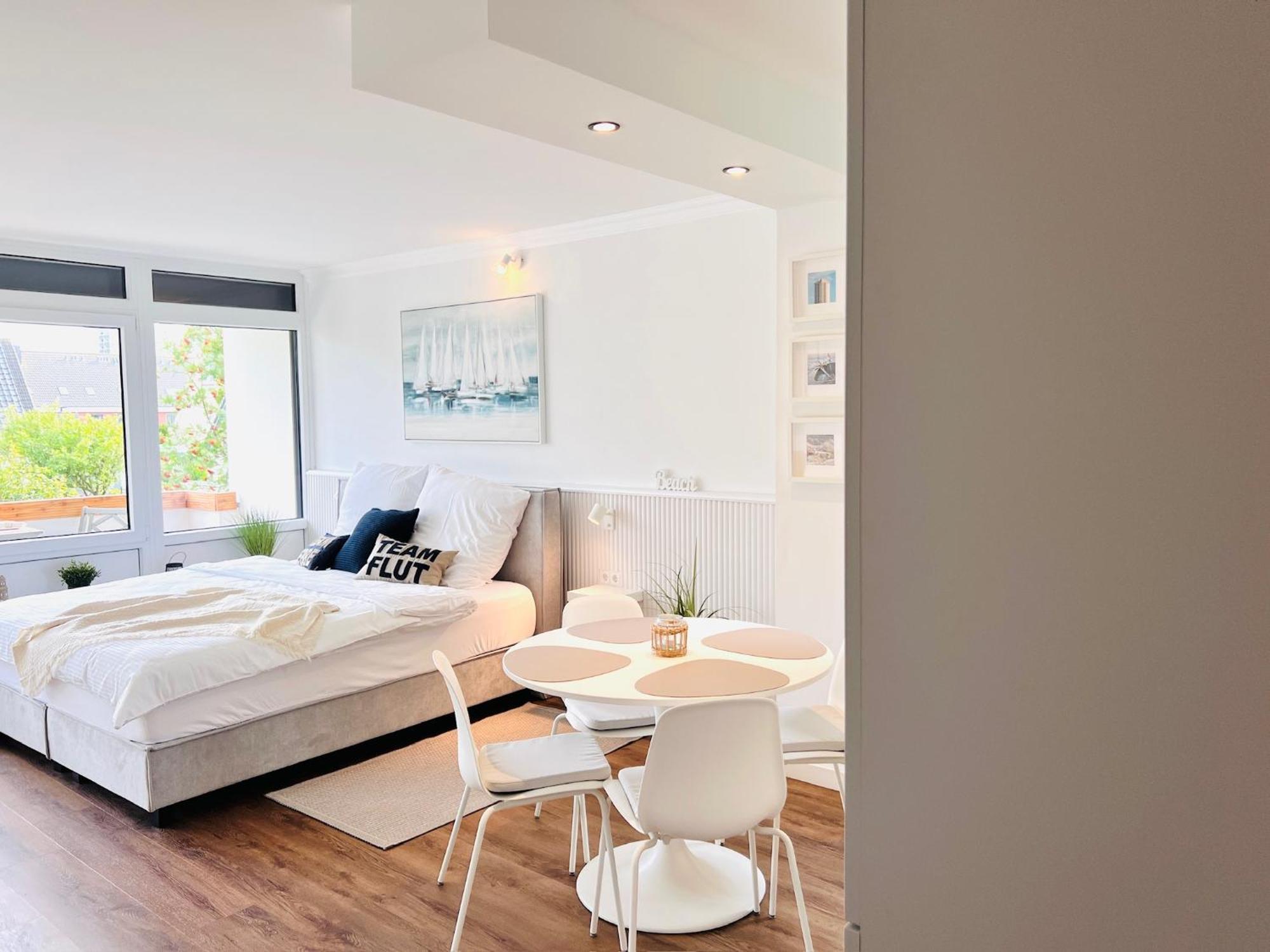 Neu - Frisch Renoviertes Ferienapartment "Waterkant" Büsum Exteriér fotografie