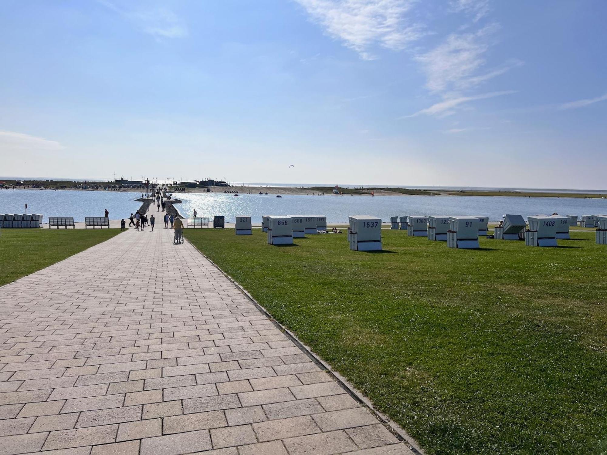 Neu - Frisch Renoviertes Ferienapartment "Waterkant" Büsum Exteriér fotografie